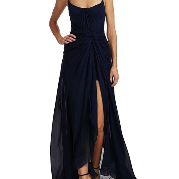 Gustavo Cadile Dresses & Skirts - Gustavo Cadile Navy Blue Formal Ball Gown